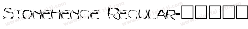 Stonehenge Regular字体转换